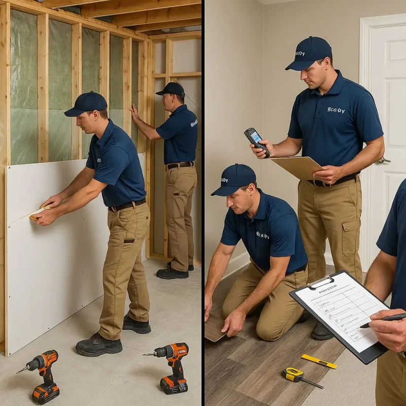 Repairs and Reconstruction process in Williams Bay, WI